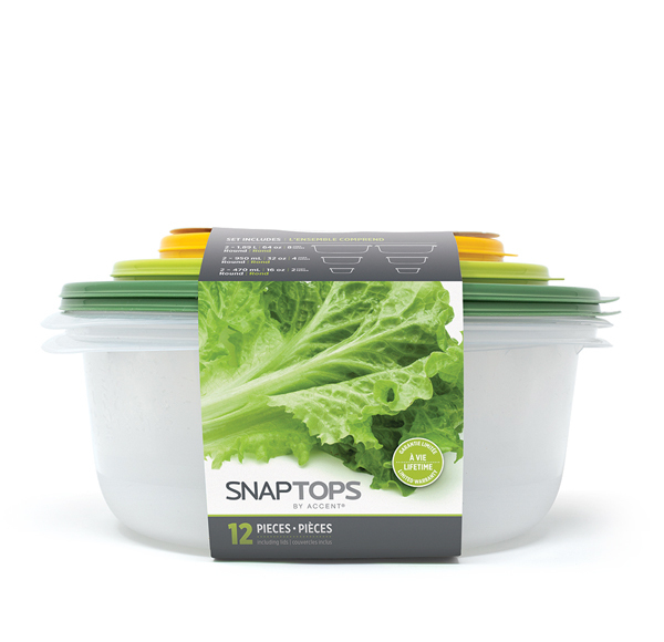 Snaptops 12piece set round packaged