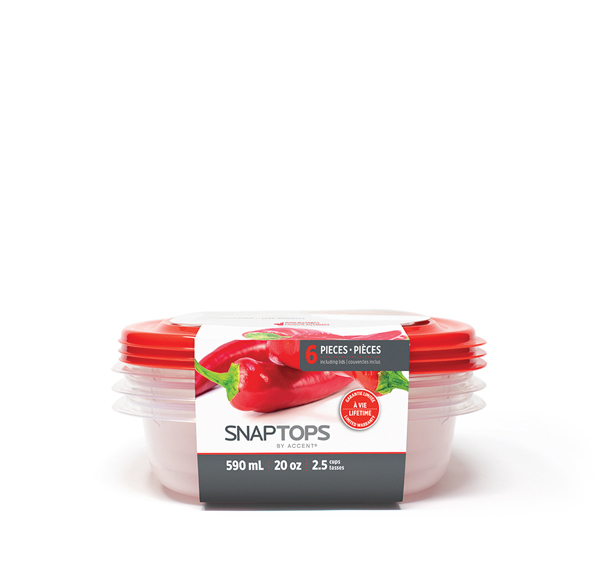 Snaptops 590ml 20oz round packaged
