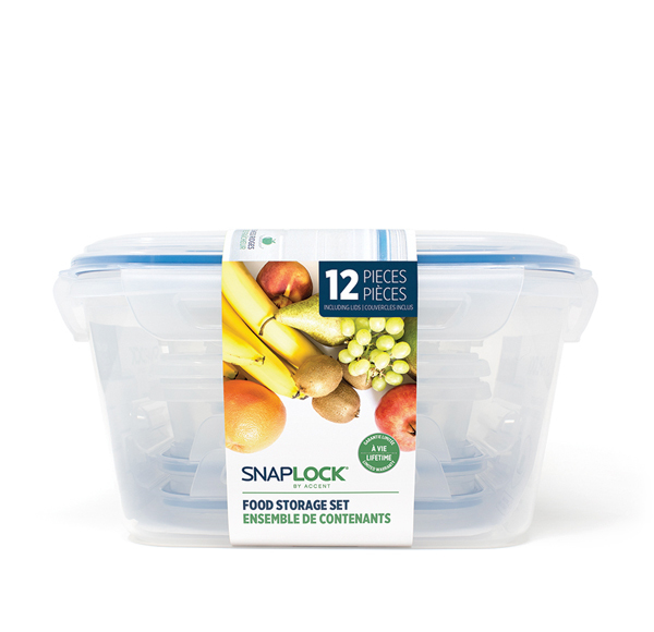 Snaplock 12piece set packaged