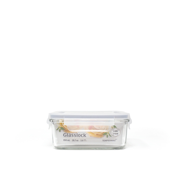 Glasslock Airtight Rectangular Glass Storage Container (5 oz)